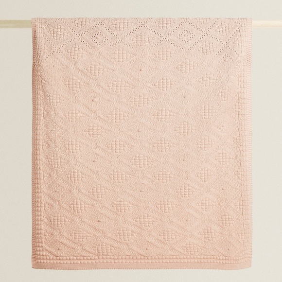 Textured cotton blanket - Picture 5 of 6